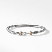 Cable Buckle Bracelet with Gold