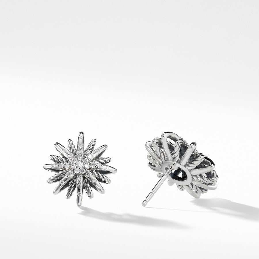 Starburst Small Earrings with Diamonds