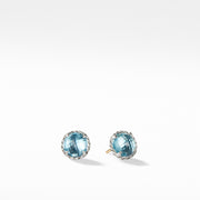 Chatelaine Earrings with Blue Topaz