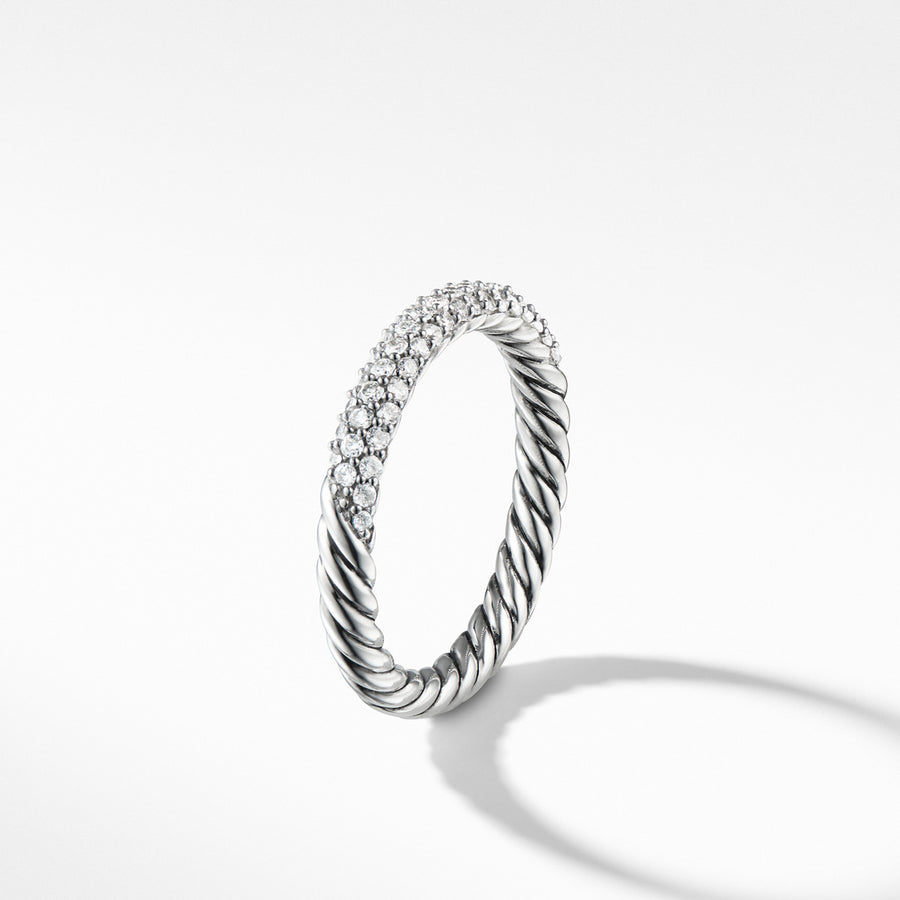 Petite Pave Ring with Diamonds