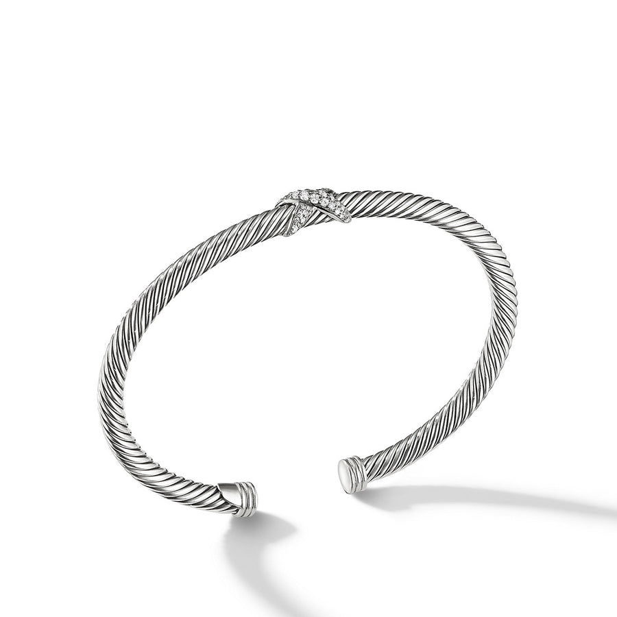 X Station Bracelet with Diamonds