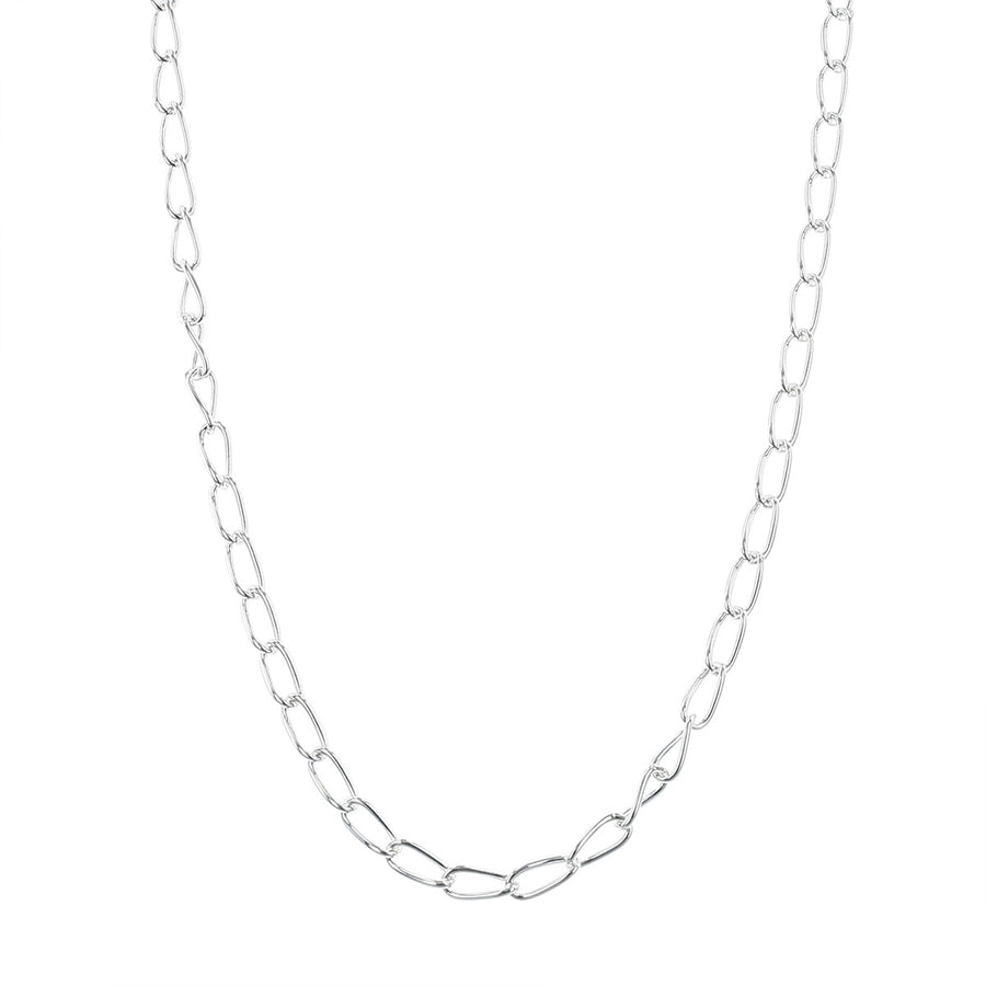 Sterling Silver 24-Inch Long Curb Link Chain