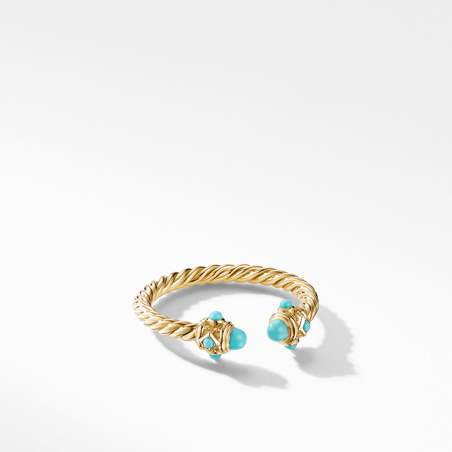 Renaissance Color Ring in 18K Yellow Gold with Turquoise