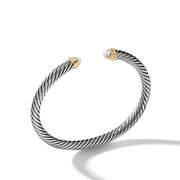 Cable Classics Collection Bracelet with Pearls and 14K Gold