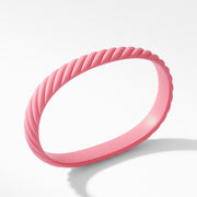 Cable Pink Rubber Bracelet