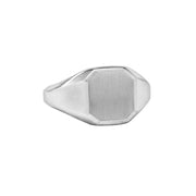 Streamline Signet Ring in Sterling Silver