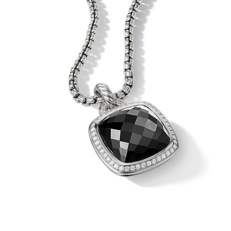 Pendant with Black Onyx and Diamonds
