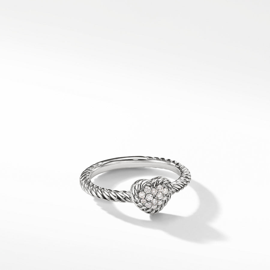 Heart Ring with Diamonds