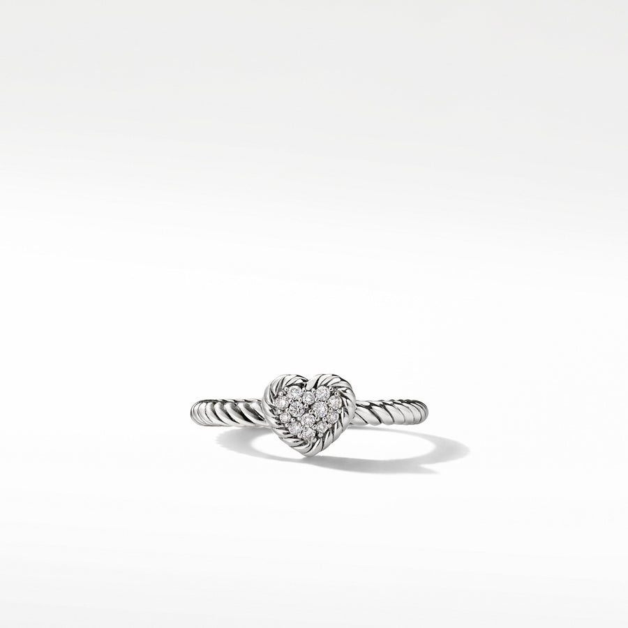 Heart Ring with Diamonds