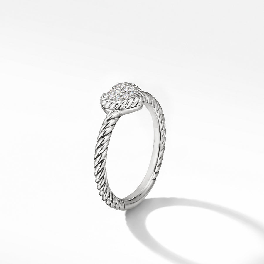 Heart Ring with Diamonds