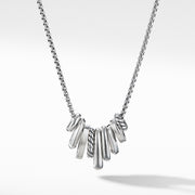 Stax Rondelle Pendant Necklace with Diamonds