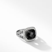 Ring with Black Onyx and Diamonds