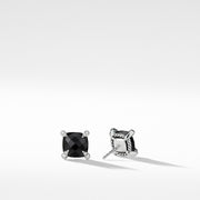 Chatelaine Stud Earrings with Black Onyx and Diamonds