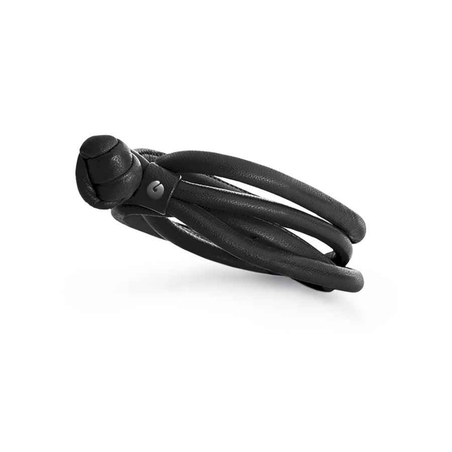 Black Leather Bracelet