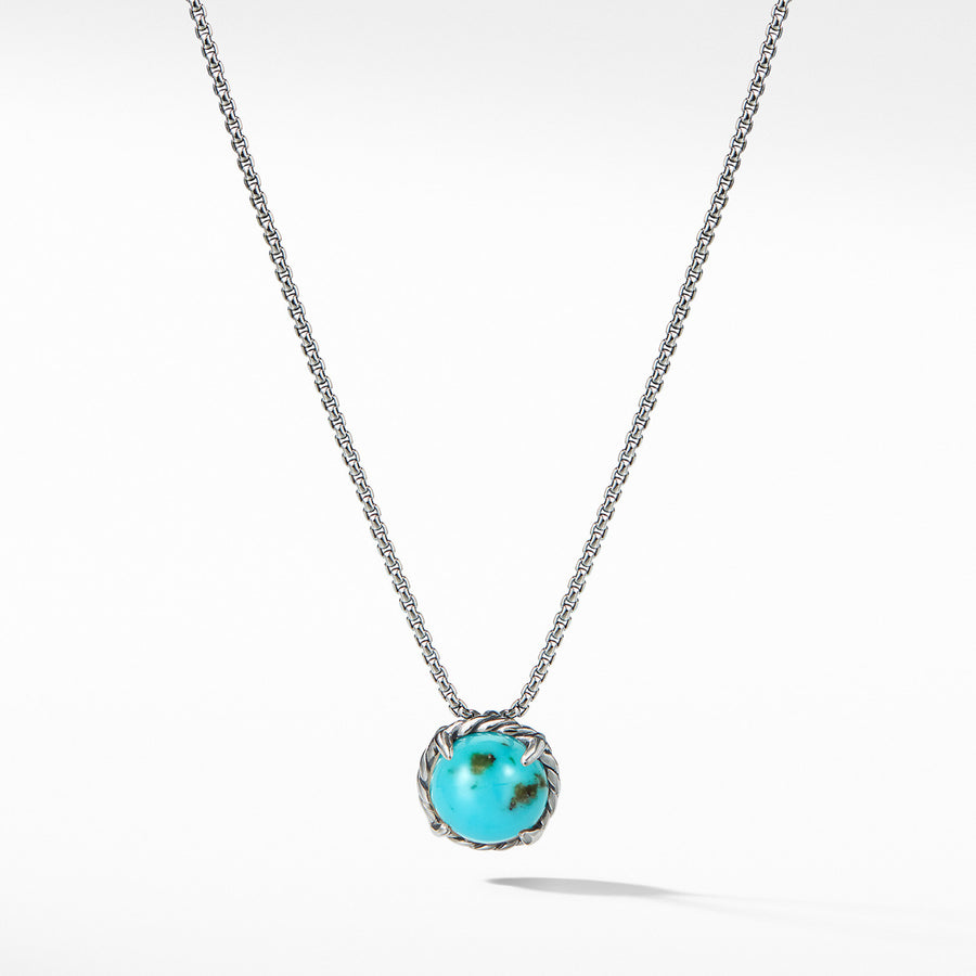 Chatelaine Pendant Necklace with Turquoise