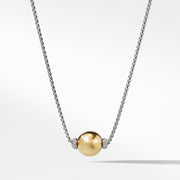 Solari Pendant Necklace with Diamonds and 18K Gold