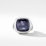 Albion Ring with Black Orchid