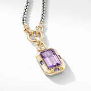 Novella Pendant with Amethyst and 18K Yellow Gold