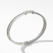 Two-Row Buckle Bracelet with Diamonds
