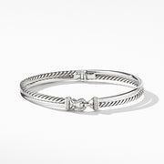 Two-Row Buckle Bracelet with Diamonds