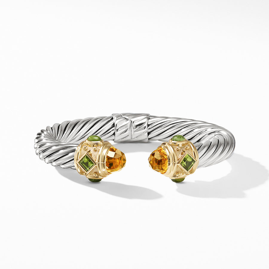 Renaissance Bracelet with Citrine, Peridot, and Gold