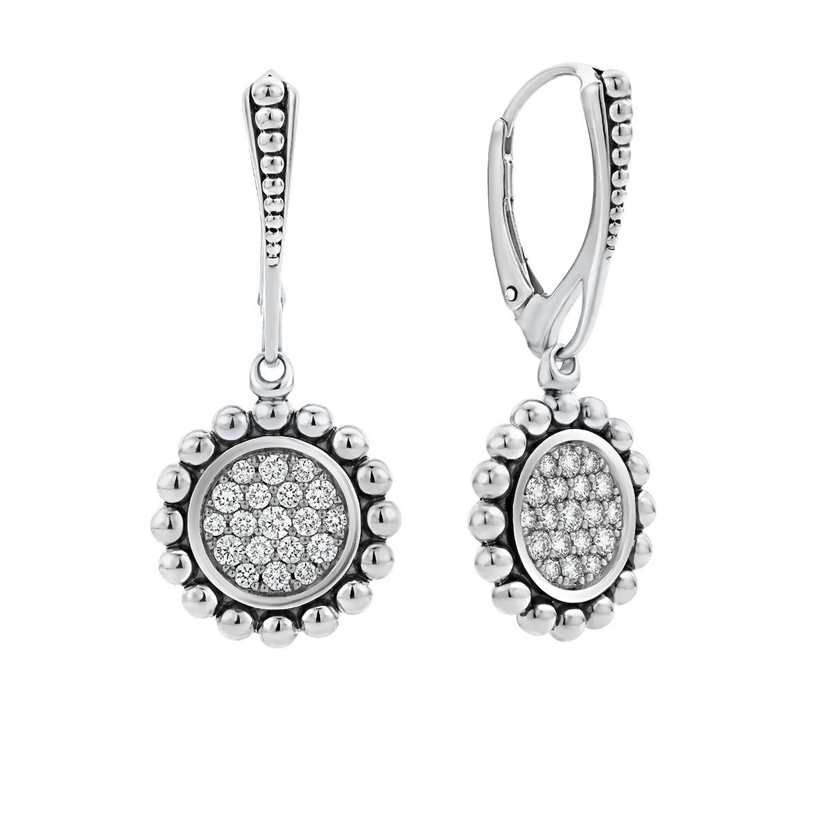 Caviar Spark Diamond Drop Earrings | Schiffman's Jewelers