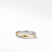 Crossover Ring with 18K Yellow Gold