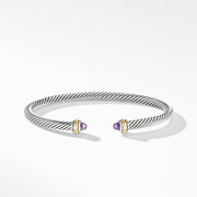 Cable Classic Bracelet with Amethyst and 18K Yellow Gold