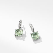 Chatelaine Drop Earrings with Prasiolite and Diamonds