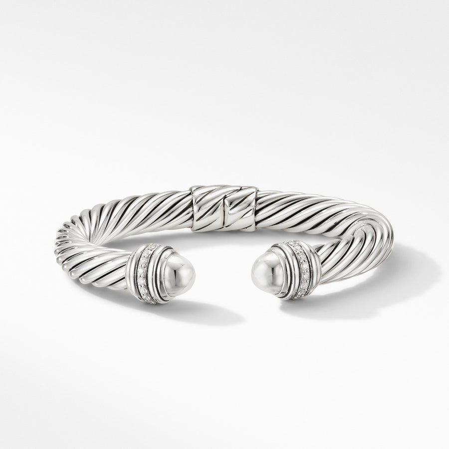 Cable Bracelet with Diamonds