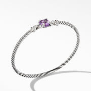 Chatelaine Bracelet with Amethyst and Diamonds
