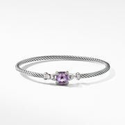 Chatelaine Bracelet with Amethyst and Diamonds