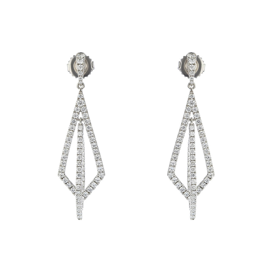 Charles Krypell Geometric Diamond Dangle Earrings-1_9608_WD-210000462347-at Schiffman's Jewelers