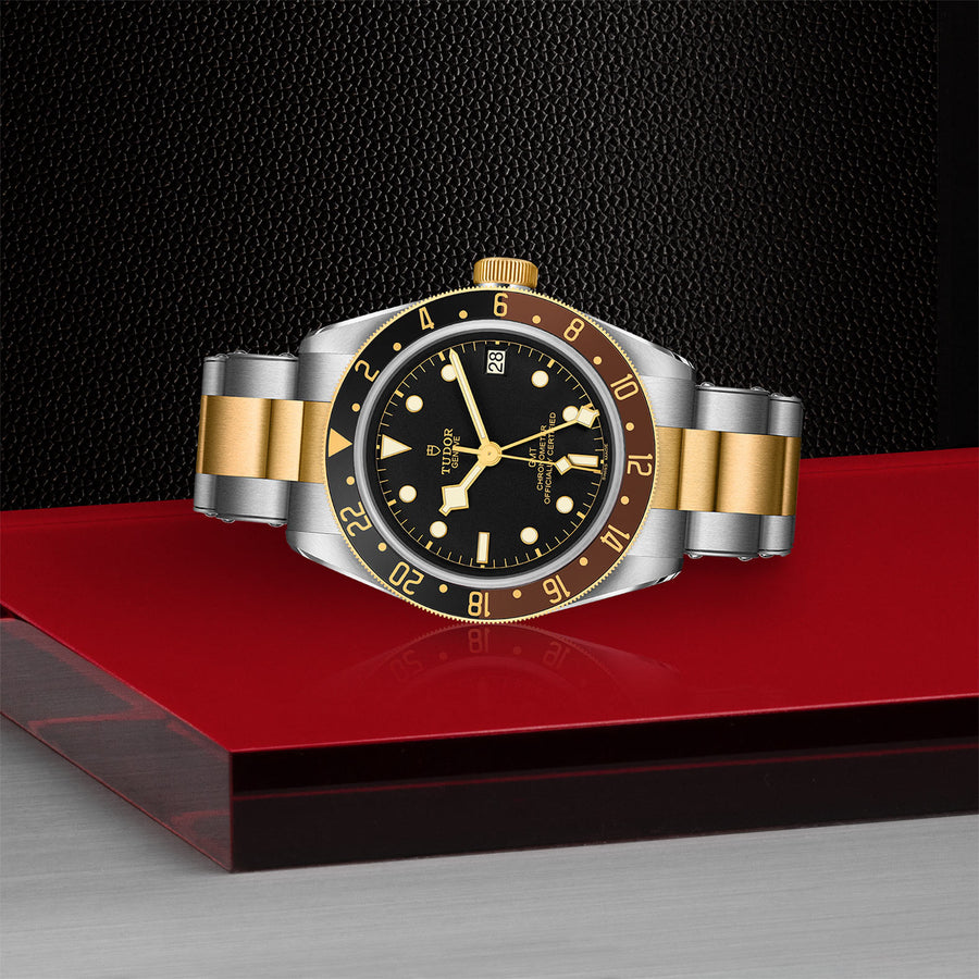 TUDOR Black Bay GMT S&G 41mm - M79833MN-0001 at Schiffman’s Jewelers