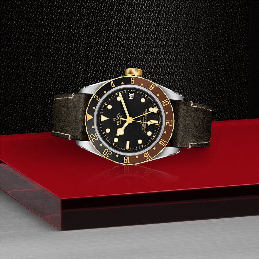TUDOR Black Bay GMT S&G 41mm - M79833MN-0003 at Schiffman’s Jewelers